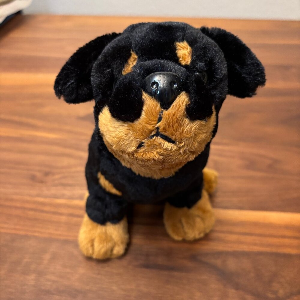 Webkinz Rottweiler plushie (plush only, no codes).
